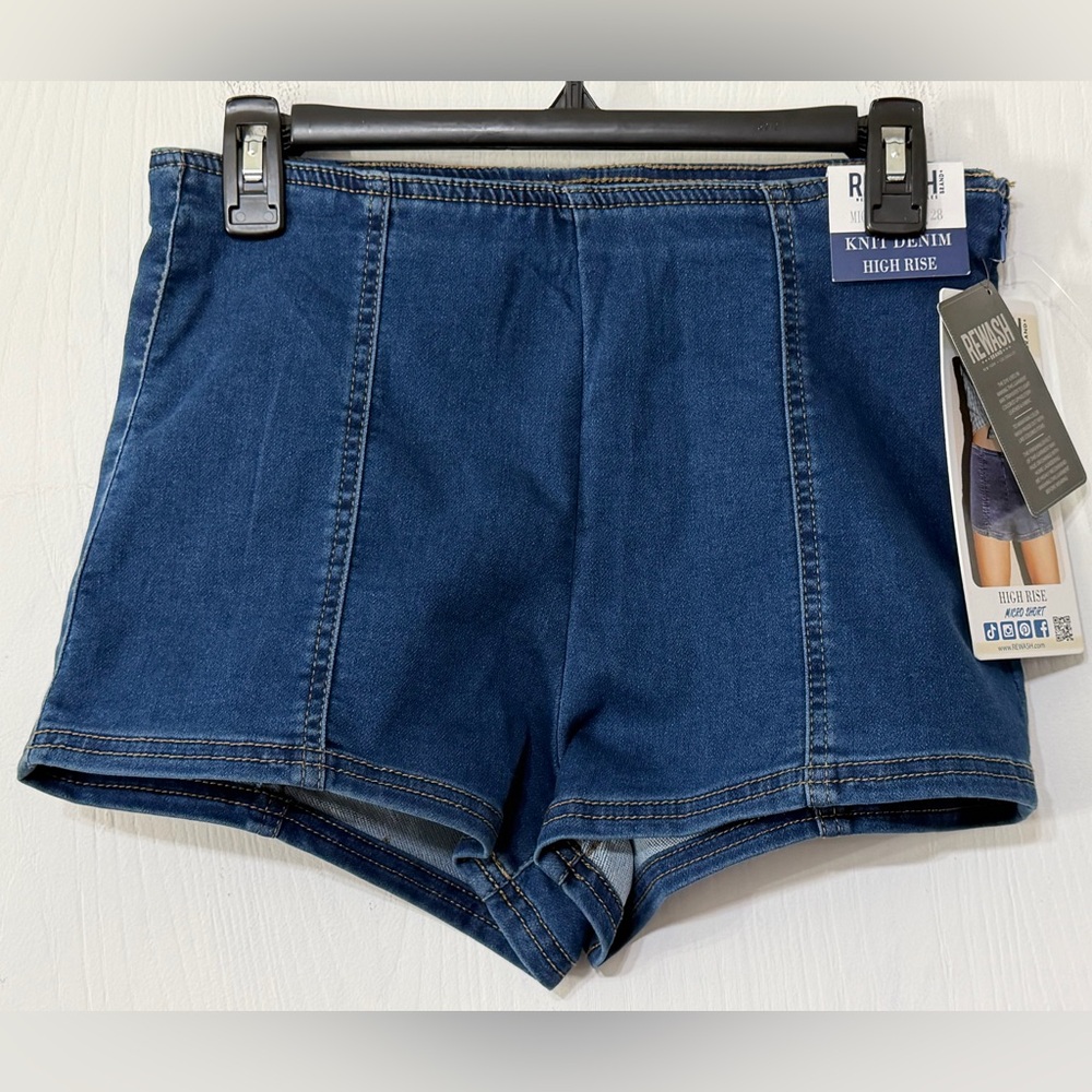 Rewash High Rise Micro Jean Shorts